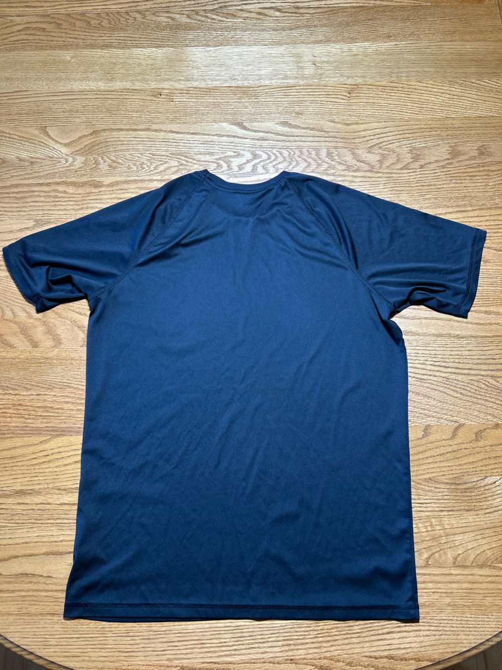 Men’s Nike Swim Dri-FIT Black Short-Sleeve Top Size Large - Picture 3 of 4